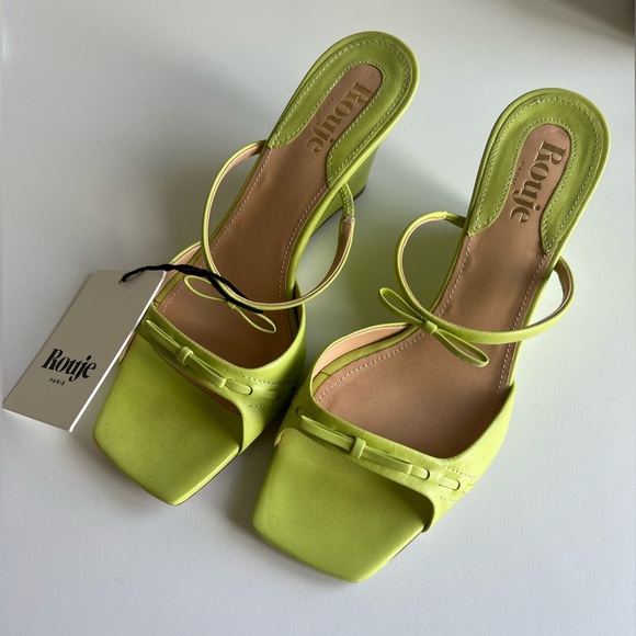 Rouje Eve Platform Mules 38 - Picture 1 of 3